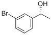 (R)-1-(3-ブロモフェニル)エタノール 化学構造式