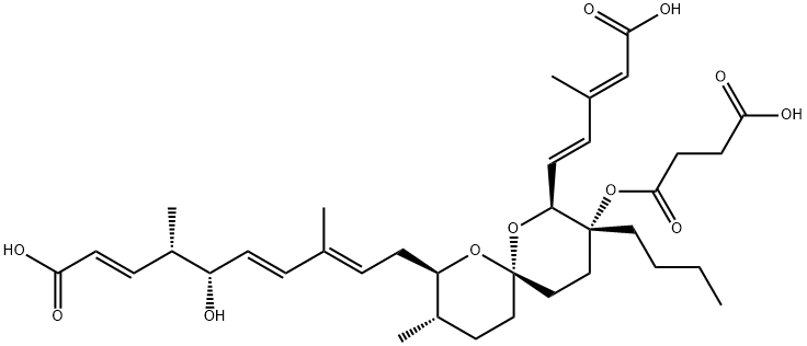 リベロマイシンA 化学構造式