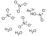 トリス硝酸金(III) 化学構造式