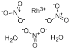 Rhodium(III) nitrate dihydrate Struktur