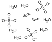 SCANDIUM SULFATE Struktur