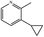 3-环丙基-2-甲基吡啶, 1346533-28-5, 结构式