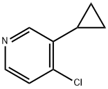4-氯-3-环丙基吡啶, 1346544-23-7, 结构式