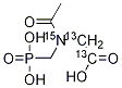 N-Acetyl Glyphosate-13C2,15N Structure