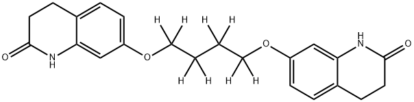 1,4-Bis[3,4-dihydro-2(1H)-quinolinon-7-oxy]butane-d8 Structure
