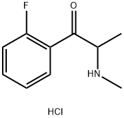 2-Fluoroephedrone Hydrochloride,1346599-37-8,结构式