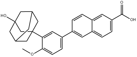 羟基阿达帕林, 1346599-76-5, 结构式