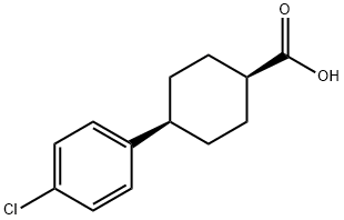 cis-4-(4-Chlorophenyl)cyclohexanecarboxylic Acid Structure