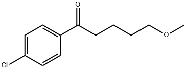 1-(4-Chlorophenyl)-5-Methoxy-1-pentanone Structure