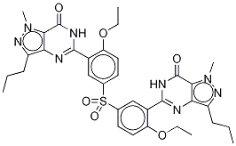 De(Methypiperazinyl) Sildenafil DiMer IMpurity Structure