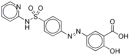 柳氮磺胺吡啶-D4, 1346606-50-5, 结构式