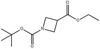 Ethyl 1-BOC-azetidine-3-carboxylate Struktur