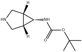 (1R,5S,6R)-3-氮杂双环[3.1.0]己烷-6-基氨基甲酸叔丁酯, 134677-60-4, 结构式