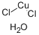 氯化铜水合物,13468-85-4,结构式