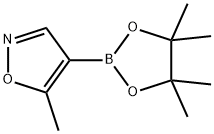 5-甲基异噁唑-4-硼酸频哪醇酯,1346808-41-0,结构式