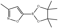 3-甲基异噁唑-5-硼酸频哪醇酯 结构式
