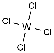 タングステン(IV)テトラクロリド 化学構造式