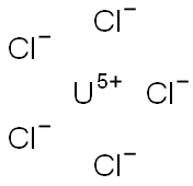 五氯化铀, 13470-21-8, 结构式