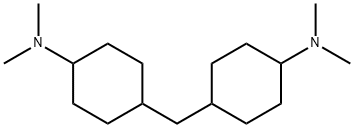 4,4'-METHYLENEBIS-(N,N-DIMETHYLCYCLOHEXANAMINE) 化学構造式