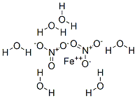 Iron(II) nitrate hexahydrate. 结构式