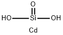 メタけい酸カドミウム 化学構造式