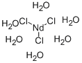 Neodymium(III) chloride hexahydrate Struktur