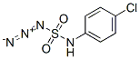 (p-クロロフェニル)スルファモイルアザイド 化学構造式