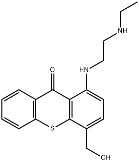 1-[[2-(Ethylamino)ethyl]amino]-4-hydroxymethyl-9H-thioxanthen-9-one Structure