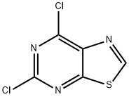 5,7-二氯噻唑并[5,4-D]嘧啶 结构式