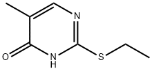 2-乙基硫代-5-甲基-3H-嘧啶-4-酮,13480-95-0,结构式