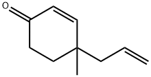 4-ALLYL-4-METHYLCYCLOHEX-2-ENONE 结构式
