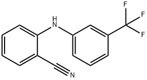 2-(3-TRIFLUOROMETHYL-PHENYLAMINO)-BENZONITRILE Struktur