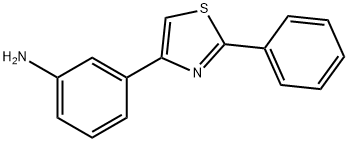 3-(2-PHENYL-THIAZOL-4-YL)-PHENYLAMINE Structure