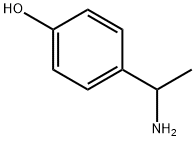 1-(P-ヒドロキシフェニル)エチルアミン 化学構造式