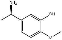 Phenol, 5-(1-aminoethyl)-2-methoxy-, (R)- Structure