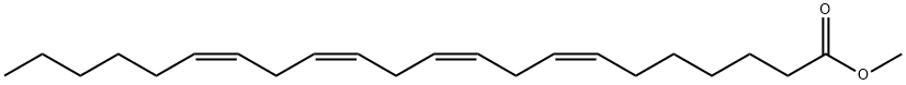 CIS-7,10,13,16,19-DOCOSA-TETRAENOIC ACID METHYL ESTER Struktur