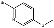 2-ブロモ-5-(メチルチオ)ピリジン 化学構造式
