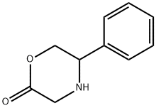 5-苯基-2-吗啉酮, 134872-85-8, 结构式