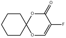 3-Fluoro-1,5-dioxaspiro[5.5]undec-3-en-2-one Struktur
