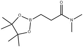 2 - (N,N-二甲基氨基羰基)甲基硼酸频哪醇酯, 134892-18-5, 结构式