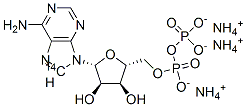 ADENOSINE-8-14C 5'-DIPHOSPHATE AMMONIUM Structure