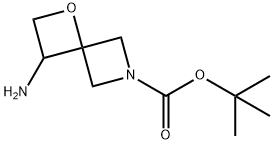 tert-Butyl 3-amino-1-oxa-6-azaspiro[3.3]heptane-6-carboxylate Structure