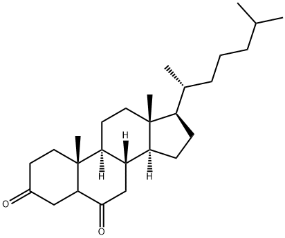 cholestane-3,6-dione Struktur