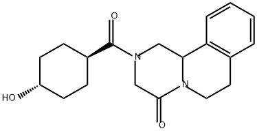 trans-Hydroxy Praziquantel Struktur