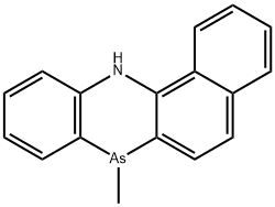 7,12-Dihydro-7-methylbenzo[c]phenarsazine 结构式