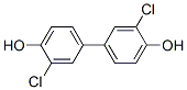 3,3'-Dichlorobiphenyl-4,4'-diol Struktur