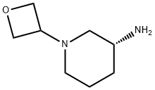 (R)-1-(氧杂环丁烷-3-基)哌啶-3-胺, 1349700-06-6, 结构式