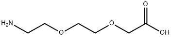 2-(2-(2-氨基乙氧基)乙氧基)乙酸, 134978-97-5, 结构式
