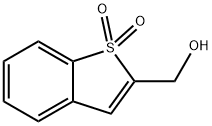 ベンゾチオフェンスルホン-2-メタノール 化学構造式