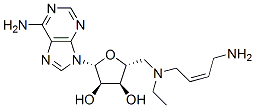 (Z)-N-(5'-Adenosyl)-N-ethyl-2-butene-1,4-diamine Structure